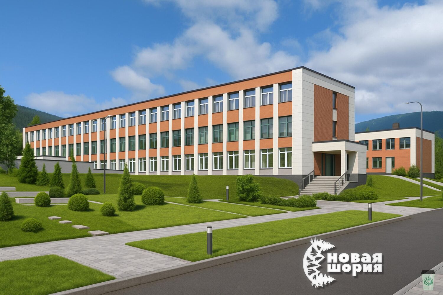 Капремонт школы в Шерегеше идёт по графику